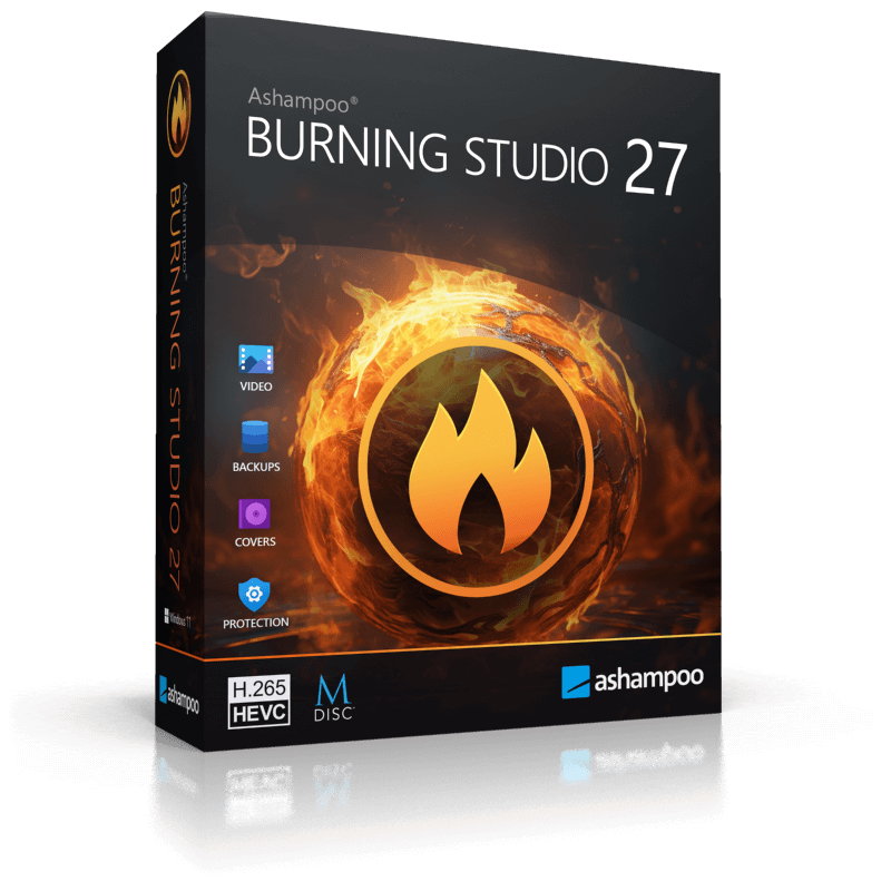 Ashampoo Burning Studio 27 (1 PC - perpetual) ESD