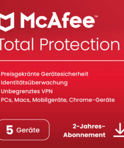 McAfee Total Protection (5 Device - 2 Jahre) ESD