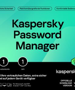 Kaspersky Password Manager (1 User - 1 Jahr) DACH ESD