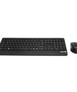 TERRA Desktop 4000 Wireless AES [DE] USB black Copilot  Tastatur+Maus, QWERTZ, 105 Tasten,